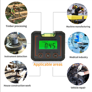 2025 ЖК-дисплей цифровой электронный датчик угла уровня Магнитный базовый углоискатель Пузырьковые измерительные приборы уровня коробка уровня - Product Image 2