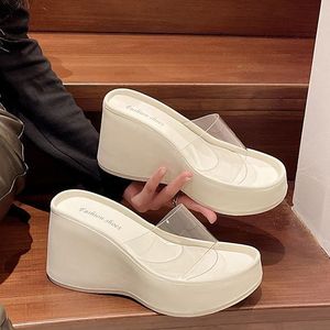 Dép nữ đế xuồng cao gót trong suốt thời trang mới của Twinkle Factory - Product Image 5