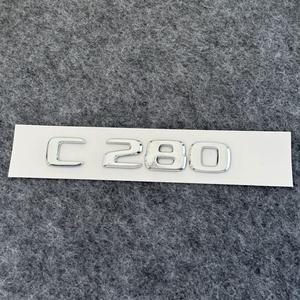 Lettres de <span class=keywords><strong>coffre</strong></span> de voiture 3D ABS argent noir finition brillante C180 C200 C220 C260 C300 C320 <span class=keywords><strong>Protection</strong></span> d'emblème pour <span class=keywords><strong>Mercedes</strong></span> W203 W204 W205 - Product Image 6