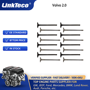 Pièce moteur 16x Jeu de soupapes d'admission et d'échappement Convient à 2.0 T L4 ESSENCE B4204T11 B4204T27 B4204T43 pour 09-18 2.0T <span class=keywords><strong>Volvo</strong></span> S60 S90 V40 V60 <span class=keywords><strong>V90</strong></span> - Product Image 2