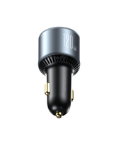 JOYROOM PD Chargeur rapide aluminium QC3.0 120W Chargeur double USB Chargeur de voiture pour téléphone portable