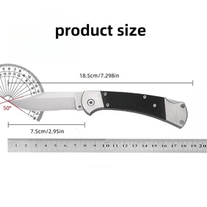 Cuchillo Plegable Automático Estilo 110 con Hoja D2 y Mango G10, Envío Rápido de 3-7 Días, Herramienta Táctica EDC para Camping, Caza y Actividades al Aire Libre - Product Image 4