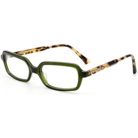 Monture de lunettes rectangulaires rétro populaires Elan Optical YB6615, unisexe, en acétate, lunettes optiques écologiques, livraison directe d'usine
