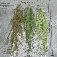 Plantes artificielles suspendues en plastique écologiques pour plafond, style herbe de dragon, pour mariage, intérieur/extérieur