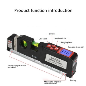 Telémetro láser Digital de alta precisión, herramienta de medición Horizontal y Vertical multifuncional, <span class=keywords><strong>Nivel</strong></span> láser - Product Image 4
