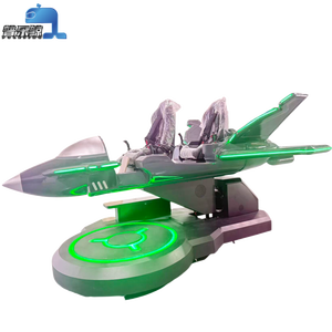 <span class=keywords><strong>Simulateur</strong></span> de vol d'<span class=keywords><strong>avion</strong></span> en VR pour deux joueurs, en métal et fibre de verre, jeu de tir, machine d'amusement, parc éducatif de trampolines - Product Image 5