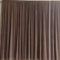 Rideau en velours lourd 100% sur mesure, fabriqué en Chine, pour mariage, club, salon, salle de réunion, église, théâtre, scène