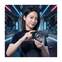 Pendingin Ponsel Magnetik Kipas Pendingin RGB Klip Belakang Radiator Ponsel Aksesori Gaming Semikonduktor
