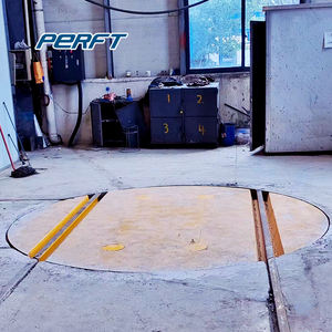 중국 제조 전기 360 도 회전 플랫폼 턴테이블 레일 전송 카트 - Product Image 3