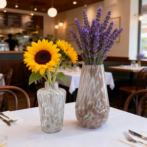 <span class=keywords><strong>Vaso</strong></span> in <span class=keywords><strong>Vetro</strong></span> Soffiato a Mano con Coriandoli, <span class=keywords><strong>Vaso</strong></span> Creativo Colorato Maculato per Decorazione Casa - Product Image 3