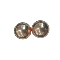 Marque de haute précision personnalisée boule de cuivre creux poli miroir boule de cuivre pur pour la décoration
