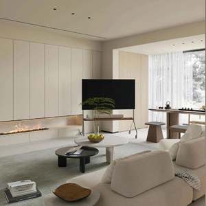 Muebles de Madera de Estilo Moderno y Minimalista Personalizados, Armarios de Almacenamiento, Librerías y Armarios para Hoteles y Salas de Estar - Product Image 2