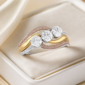 Anello di Fidanzamento in Pietra Bianca per Donne, Gioiello da Dito Elegante in Stile Europeo e Americano - Product Image 5