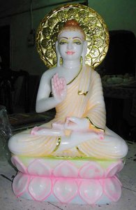 Maison et Temple Décoration et Culte But Belle Marbre À La Main Laxmi Vishnu Sculpture Dans Le Meilleur Prix Le Plus Bas Pour L'acheteur - Product Image 3