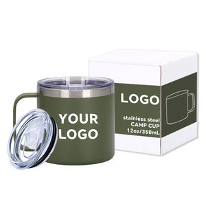 Taza de Viaje de Acero Inoxidable de Doble Pared con Logotipo Personalizado 2025, 14 oz - Product Image 1