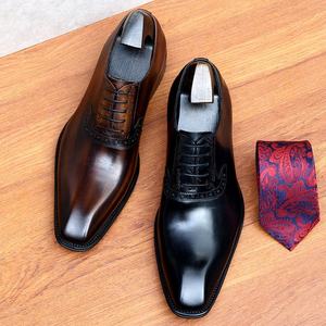 Sneakers décontractées en cuir de crocodile pour homme, élégantes et confortables, chaussures de marche en cuir véritable pour homme. - Product Image 4