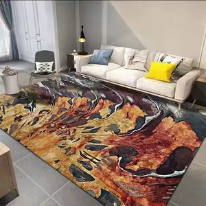 Tappeti scandinavi personalizzati senza restringimento, nessun <span class=keywords><strong>tappeto</strong></span> sbiadito da soggiorno grande <span class=keywords><strong>tappeto</strong></span> di lusso con decorazioni moderne stampate in 3d - Product Image 5