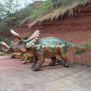 <span class=keywords><strong>Attraction</strong></span> animatronique de groupe de tricératops robotisés pour <span class=keywords><strong>parc</strong></span> à thème - Product Image 3