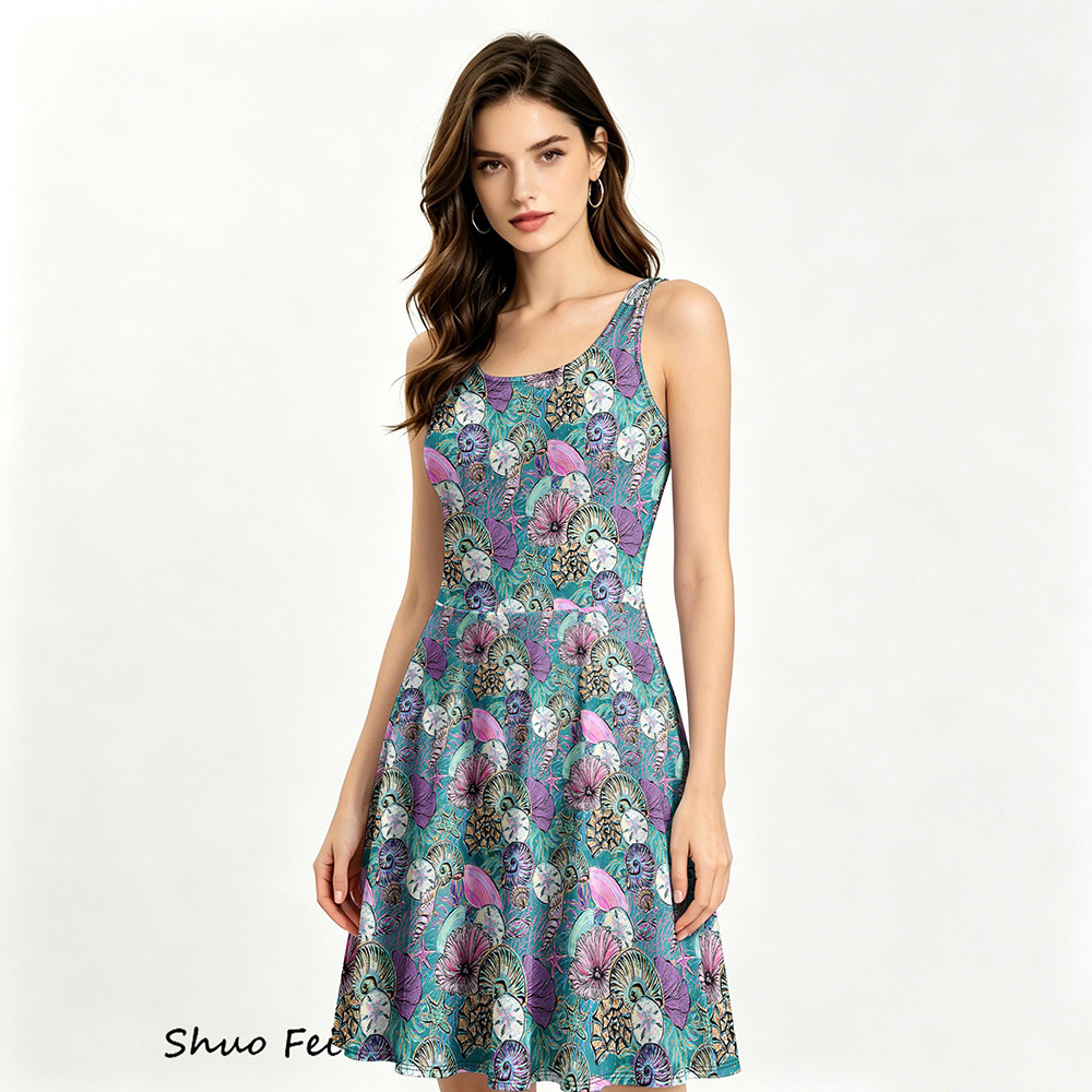 strapless open back dress BT1859 Sunset Bloom main image 1