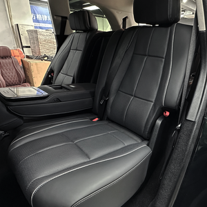 Fundas de Asiento de Cuero Completas para GLE350 (2020-2025) - Edición de Lujo Color Caballero Negro - Product Image 2