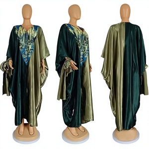 Vestido Musulmán Modesto para Ramadán, Estilo Africano, Abaya, Tallas Grandes, Largo, Formal, con Estampados, Kaftán de Moda - Product Image 1