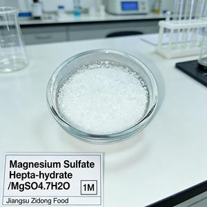 Sulfato de Magnesio Heptahidratado de Alta Pureza 99% MgSO4.7H2O <span class=keywords><strong>CAS</strong></span> 10034-99-8 Sal de Epsom - Product Image 1