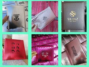 Custom Print Logo Metallic Aluminum Film Poly <strong>Bubble</strong> Mailing Bag Self Sealing Thick Laser Holographic Envelope <strong>Bubble</strong> <strong>Mailer</strong> - Product Image 6