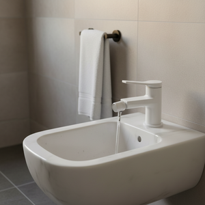 KAMALU bianco Design moderno ABS materiale Bidet miscelatore rubinetto per uso bagno - Product Image 3