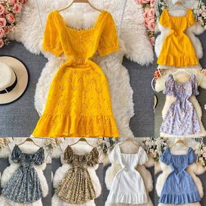 Wholesale 2023 Summer Bulk Women's Dresses <b>Cheap</b> Loose Women's Dresses Stock Casual Wear - Product Image 4