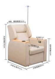 MT MEDICAL Meubles Réglage manuel des jambes Support de perfusion Dossier Fauteuil de perfusion Fauteuil de canapé inclinable <span class=keywords><strong>médical</strong></span> - Product Image 2