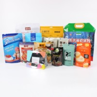 Sachet en plastique à fermeture éclair, autoportant, en OPP, résistant à l'humidité, de qualité alimentaire, écologique, pour fleurs, bonbons comestibles, biscuits, thé