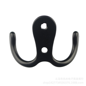 C80 Double Wall <b>Hook</b> 54x41mm Zinc Alloy Coat <b>Hook</b> For Cabinet Door Wall Mounting - Product Image 5