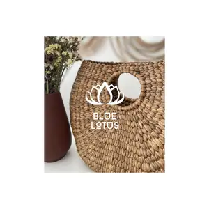 Vietnam-made water hyacinth bag with the best price Produce Sturdy Items with Genuine Traditional Designs