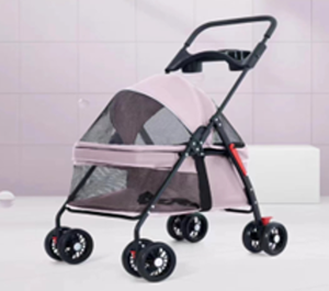 बिल्ली कुत्ते के लिए मेइवेपेट दोहरी हाथ कार्ट के लिए उपयुक्त अलग-अलग डिजाइन उच्च-अंत ऑक्शफोर्ड कपड़े भोजन प्लेट पालतू वाहक यात्रा - Product Image 1