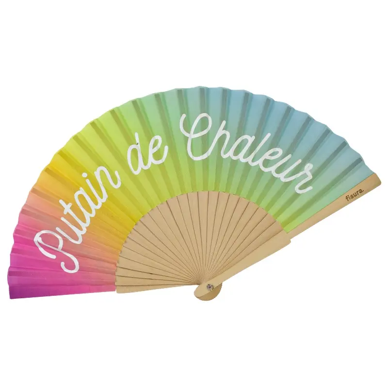 [I AM YOUR FANS]Wood Carved Hand Held Chinese Fan Hand Fans Folding Vintage Fragrant Wedding Favors And Gifts