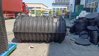 Biodigesteur domestique de 0,6 m3 à 2,5 m3 pour le traitement des eaux usées, système de drainage des toilettes, mini fosse septique en PP HDPE
