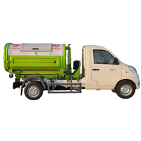 Camion compacteur à bras articulé Foton 3 tonnes 4x2, petit camion de compression des déchets, véhicule de collecte des ordures