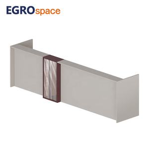 ERGOSpace Atacado Popular Design Hotel <span class=keywords><strong>Desk</strong></span> Recepção Escritório Beleza Branca Contador Madeira Frente Lobby Mesa - Product Image 4