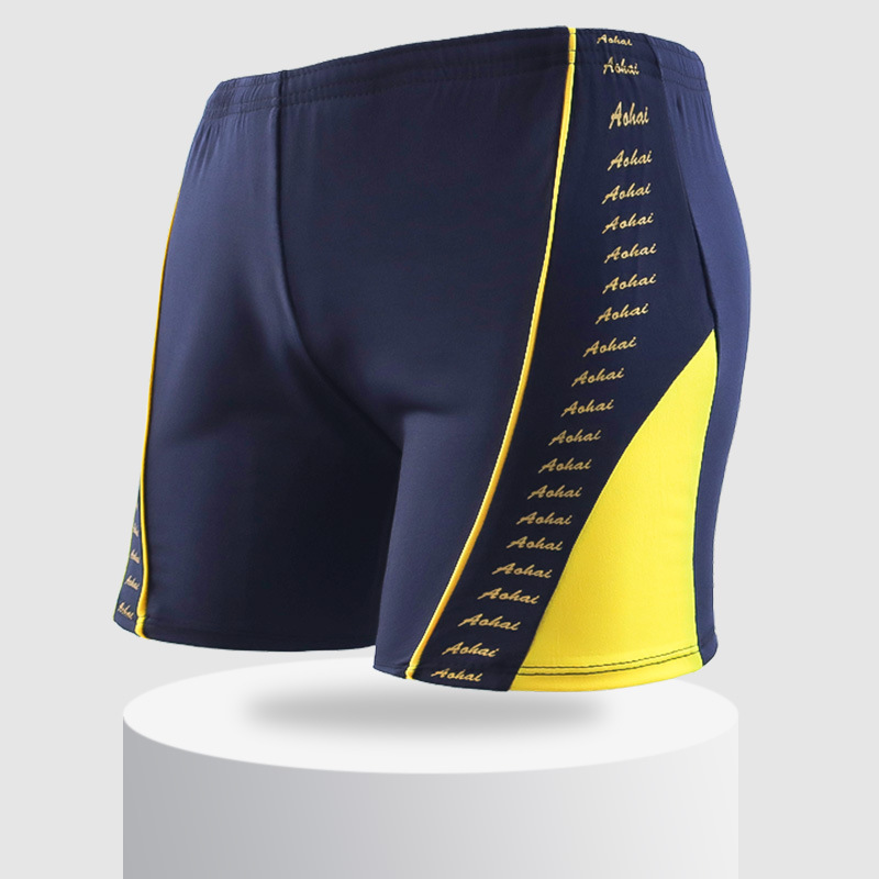 Blue background with yellow