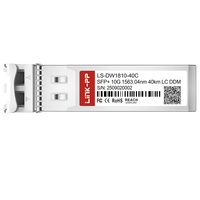 10G SFP+ Module SMF DWDM 1563.04nm 40km Commercial Fiber Optical Transceiver