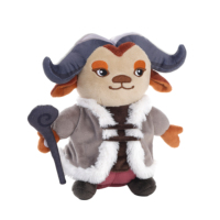 Peluche de buffle cornu de haute qualité, personnage animal magique, jouet en peluche fantaisie de dessin animé, jouet en peluche personnalisé