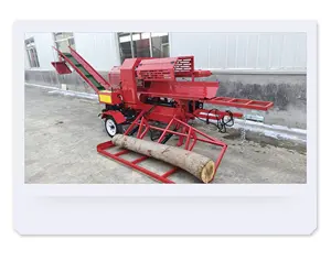 hydraulic joystick firewood processor log splitter with log lifter