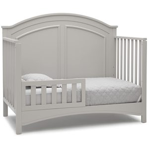 Cuna Convertible 6 en 1 con <span class=keywords><strong>Cambiador</strong></span>, Compatible con Colchón de Cuna Estándar, Se Convierte en Cama para Niños Pequeños y Cama Matrimonial - Product Image 2