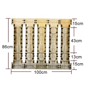 Vendite professionali di plastica prefabbricate ringhiere in calcestruzzo stampo <span class=keywords><strong>balcone</strong></span> guardrail, ringhiere da giardino - Product Image 4