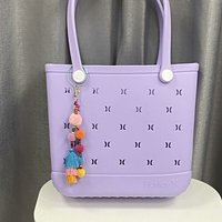 Nouveau sac de plage décoration gland avec mauvais œil breloque porte-clés bohème fait main porte-clés pour sac accessoires
