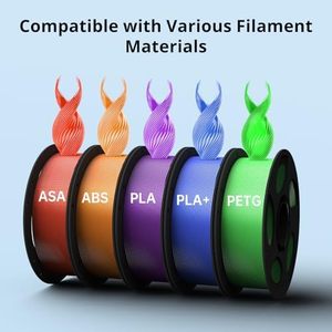 Impresora 3D Kobra S1 220X220X240 mm FDM PLA con Función de Secado, Plataforma Caliente de Vidrio Templado, Enchufe Europeo, Uso en Casa y Oficina, Impresión 3D a 4 Colores - Product Image 6