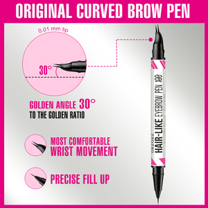 Lot de 3 stylos contour pour sourcils imperméables avec embouts micro-fourche à trois branches pour créer des sourcils d'apparence naturelle sans effort - Product Image 6