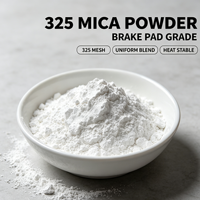 Poudre de mica blanc de qualité industrielle, plusieurs options de granulométrie, muscovite séricite de haute pureté, taille de particules uniforme, peinture, plastique