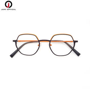 Monturas de <span class=keywords><strong>Gafas</strong></span> Metálicas de Acero Inoxidable para Mujer, con Logotipo Personalizado, Modernas, <span class=keywords><strong>Precio</strong></span> Económico, Venta al Por Mayor de Fábrica 2026 - Product Image 1