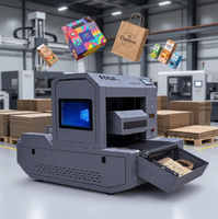 Imprimante numérique CMYK à passage unique pour boîtes en carton ondulé, sacs à pizza et emballages de courses
